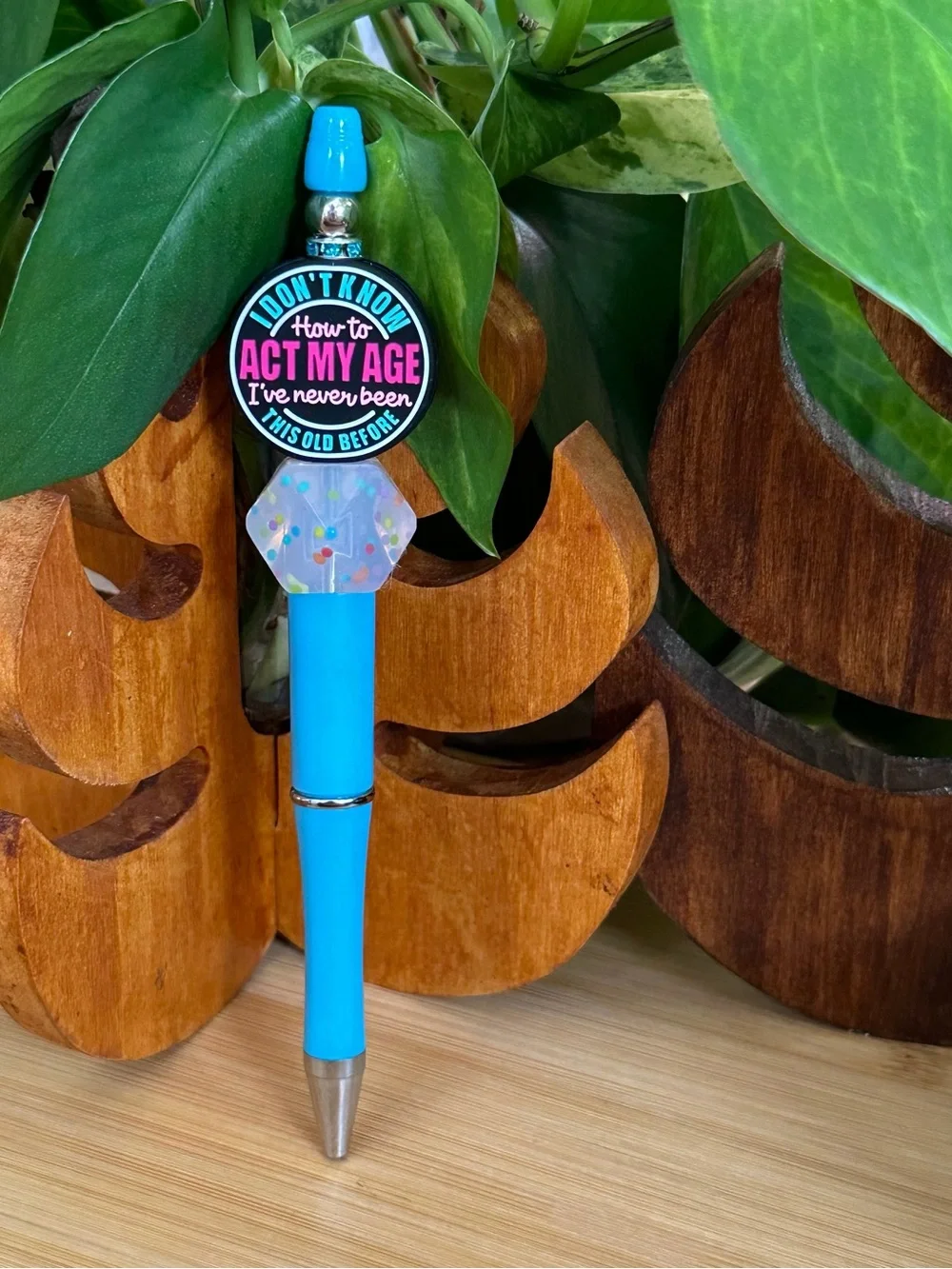✨ Handmade Beaded Pen Silicone Pen | Stylish Everyday Writing + Refill✨